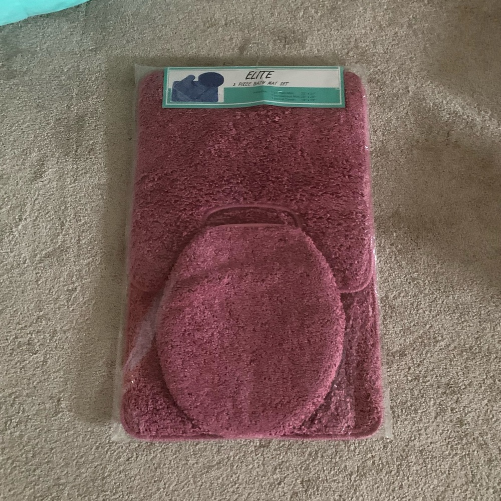 Elite 3 Piece Bath Mat Set
